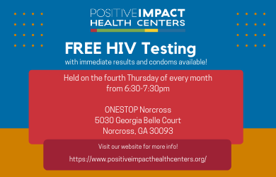 FREE HIV TESTING – OneStop Norcross